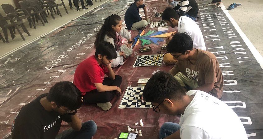 nssbbitvvnagar's tweet photo. A few glimpses of the Chess and Carrom Tournament on “National Sports Day”, organized by NSS Unit and Students  Central Committee of B &amp; B Institute of Technology on 01st and 02nd September, 2023 at EC Seminar hall, BBIT.#sportsday2023 #chesscompetition #carromcompetition https://t.co/VXPkWAns9T