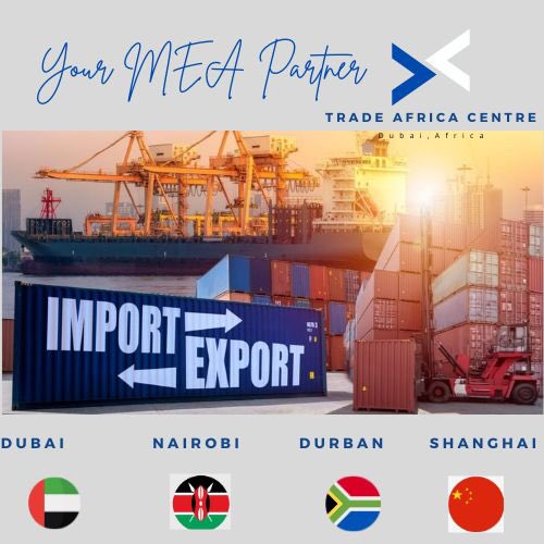 Imports and exports 

#TradeAfricaCentre 
#AfricaTrade