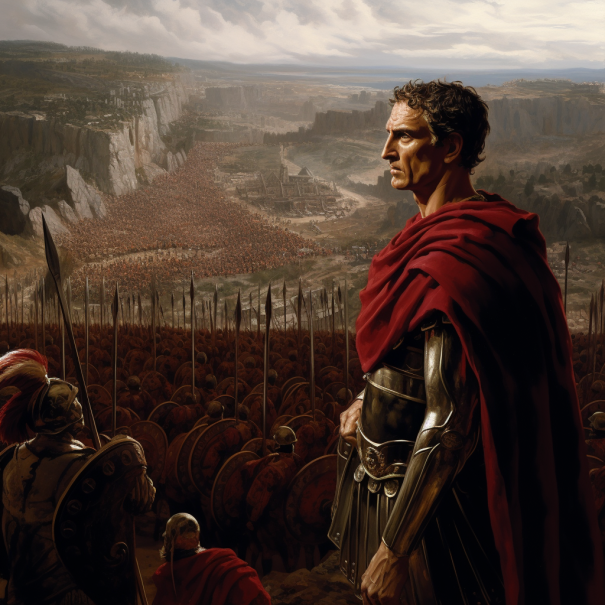 Julius Caesar's invasion of Britain. 55 BC