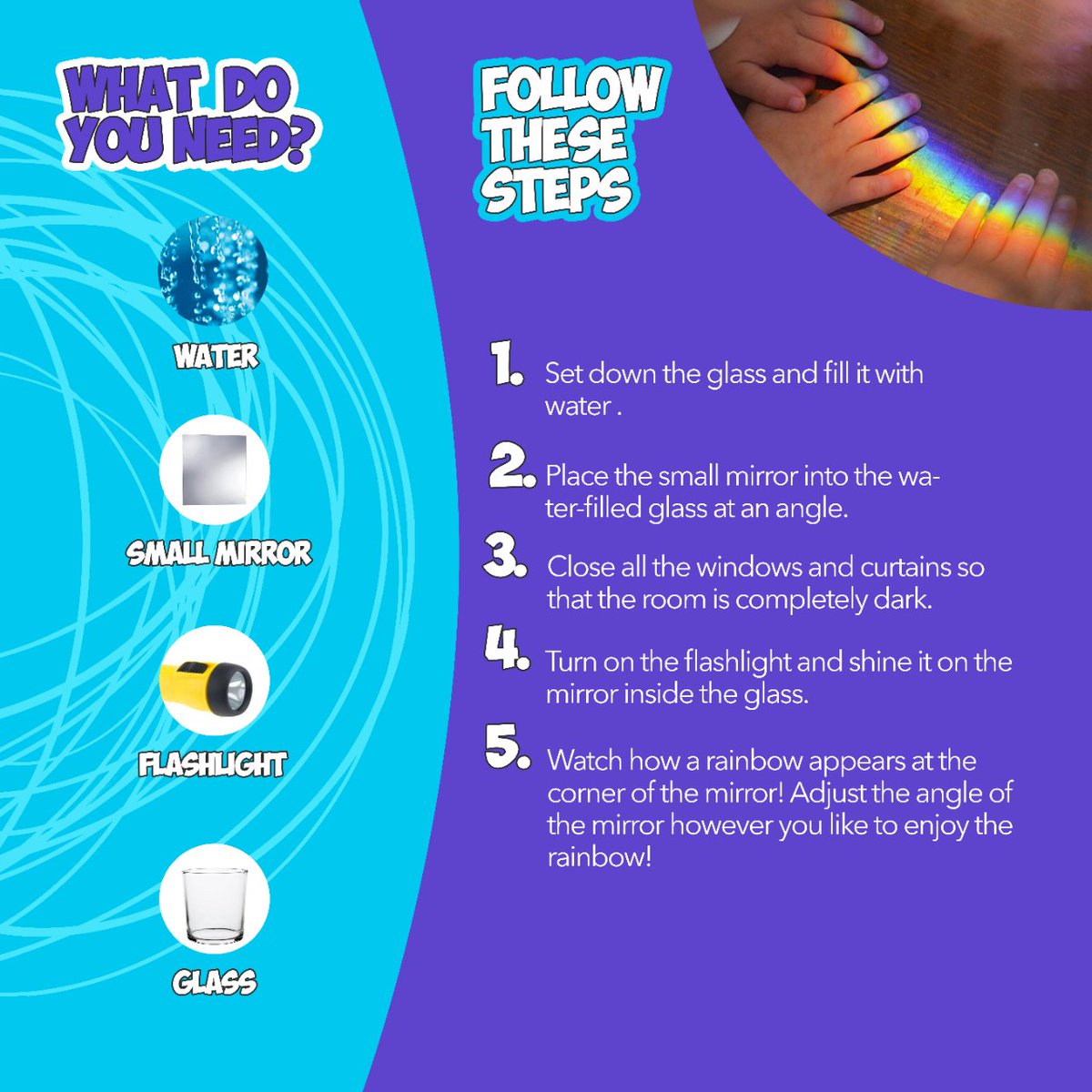 NuttyLondon's tweet image. 🌈✨ Create a RAINBOW with our Nutty Experiment! Parents &amp;amp; kids, explore light refraction magic together. Bursting colors await! Ready for vibrant science fun? Share your results &amp;amp; stay tuned for more! #scienceisfun #scienceforkids #scienceexperimentforkids