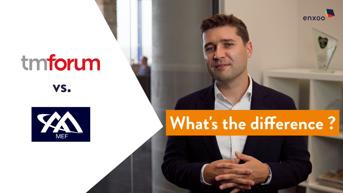 enxooteam's tweet image. TM Forum vs. MEF - What's the difference? 🤔
Enxoo Q&A - #APIfication channel, episode #01 - TM Forum vs. MEF - What's the difference? 💡
To learn more visit: youtu.be/OxoK0qau-qs
#Enxoo #APIHub #automation #telecommunications