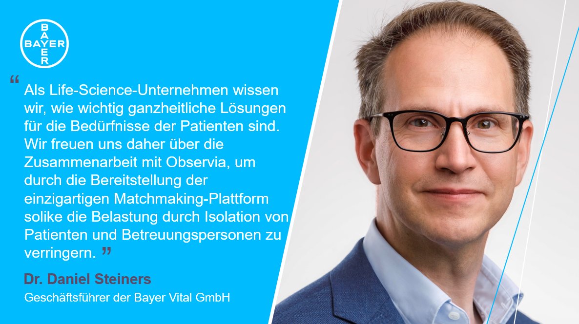 Endlich ist es soweit! Unser neues Matching-Portal für Patient*innen und Betreuungspersonen, #solike, ist online! Eine Plattform, entwickelt mit <a href="/Observia_Esante/">Observia</a>, die wertvollen Austausch &amp; Unterstützung bieten soll. Mehr Informationen unter: bit.ly/3sTxlDM