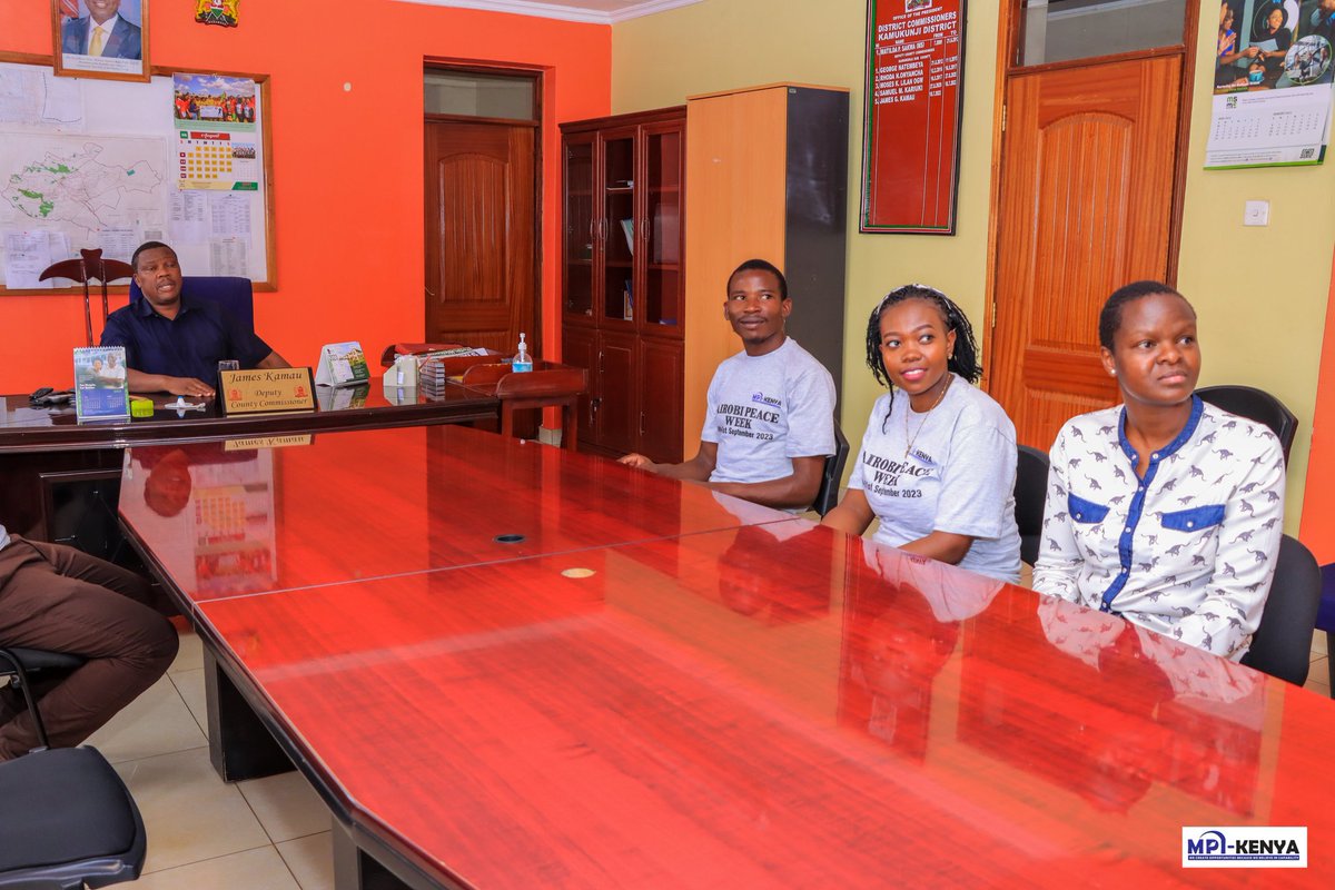 MATHARE PEACE INITIATIVE KENYA (@mpi_kenya) on Twitter photo Peace begins with the thoughts and actions of every individuals. As #NairobiPeaceweek starts this Saturday our team visited different DCC office last week to lobby and plan for the upcoming #internationalpeaceday.
<a href="/mpi_kenya/">MATHARE PEACE INITIATIVE KENYA</a>
<a href="/WAFKenya/">WomenActionFoundationKenya</a>. Peace begins with the thoughts and actions of every individuals. As #NairobiPeaceweek starts this Saturday our team visited different DCC office last week to lobby and plan for the upcoming #internationalpeaceday.
<a href="/mpi_kenya/">MATHARE PEACE INITIATIVE KENYA</a>
<a href="/WAFKenya/">WomenActionFoundationKenya</a>.