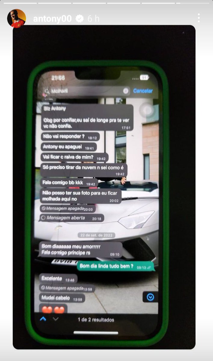 UtdFaithfuls's tweet image. 🚨 Antony shares portions of his conversation with Ingrid Lana (33), one of the women who accused him of assault.

Translated to English by @vartatico

Antony: Anything you say, he'll come along.

Ingrid: If you want, I'll wait for you n*ked in bed.

Antony: Sounds good, darling.…