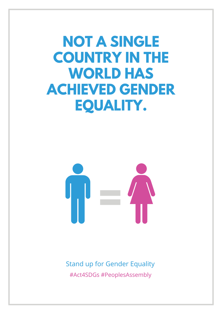 EqualityVaccine's tweet photo. Not a single country in the world has achieved gender equality.
According to 2022 SDG Gender Index, little progress has been made globally to bring about change, with the Index score improving by less than two points to just 67.8 out of a 100 (where 100 denotes full equality). https://t.co/iKVdx2OGmR