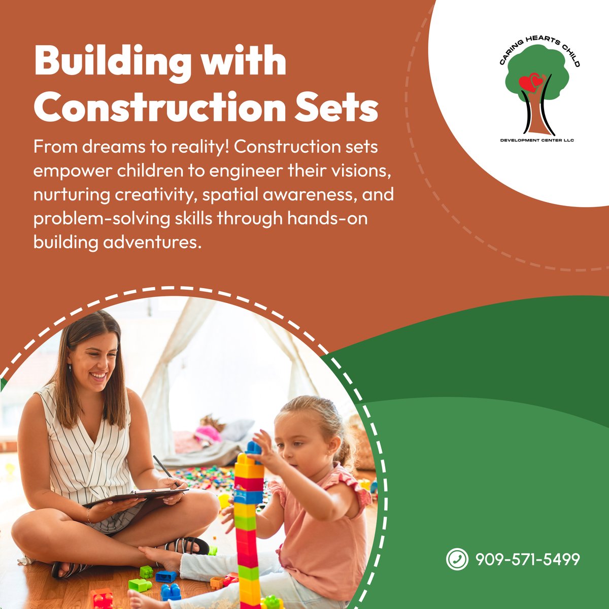 CaringHeartsCDC's tweet image. Elevate the children's imagination with building sets! Watch as little architects construct wonders, developing skills that shape their future.

#ChildCare #SanBernardinoCA #ChildrensImagination