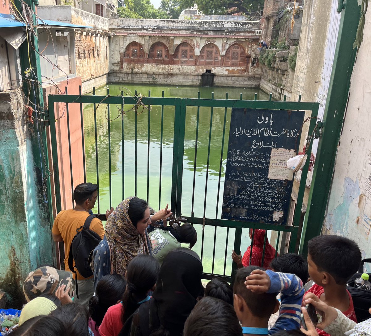Day 2 @ Nizamuddin 🇮🇳

The kids went on a trip to the Nizamuddin Baoli and learnt about its history, culture and issues around flooding &amp; pollution. VR was used to experience life below water too!

Next time they will become #WaterStorytellers &amp; create their own water stories! 💧