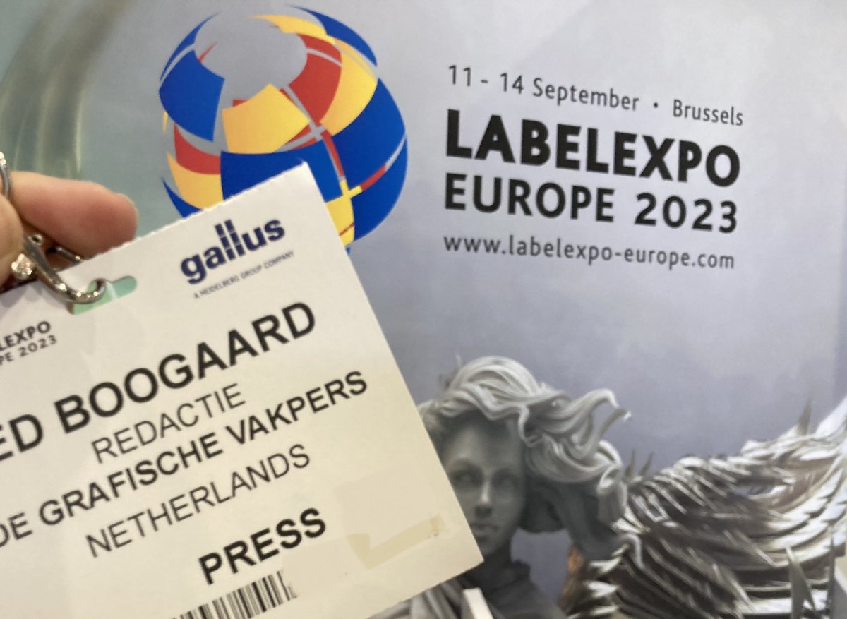 We gaan beginnen: #Labelexpo #Brussel