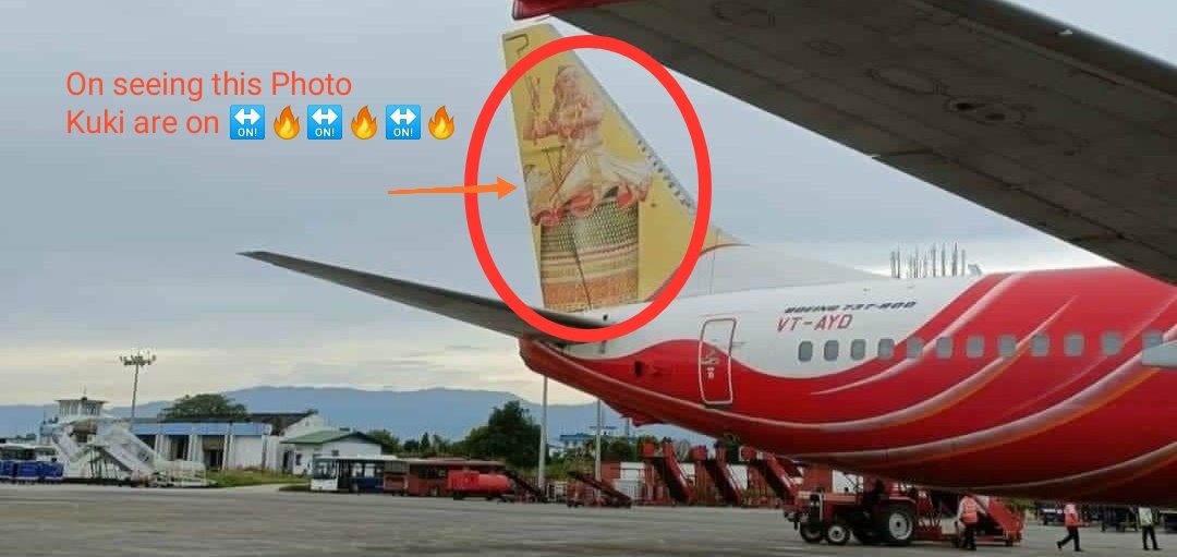 BungochaKhuman's tweet photo. After getting #Defeated by #KukiZo in order to #Name_Change of #Tulihal_International_Airport to #Lamka; Now #Cookies are helplessly watching the rich #ArtNCulturalDance of #Manipur's #Poster on #Air_India_Flight
Thanks
@airindia https://t.co/wyNEHxRSqC
