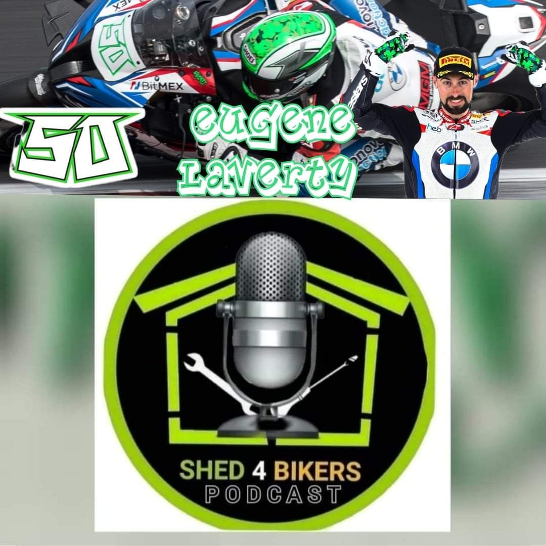Shed4Bikers's tweet photo. Tune in through one of the links below to the Shed 4 Bikers podcast with Dermo and Der, as we Chat to the world renowned MotoGP Wsbk and Wss rider @eugenelaverty 

Spotify:
https://t.co/nrMPHL0D8Z… 

Google Podcast:
https://t.co/R9k1S8rMpC… https://t.co/i6B6LCTG6t