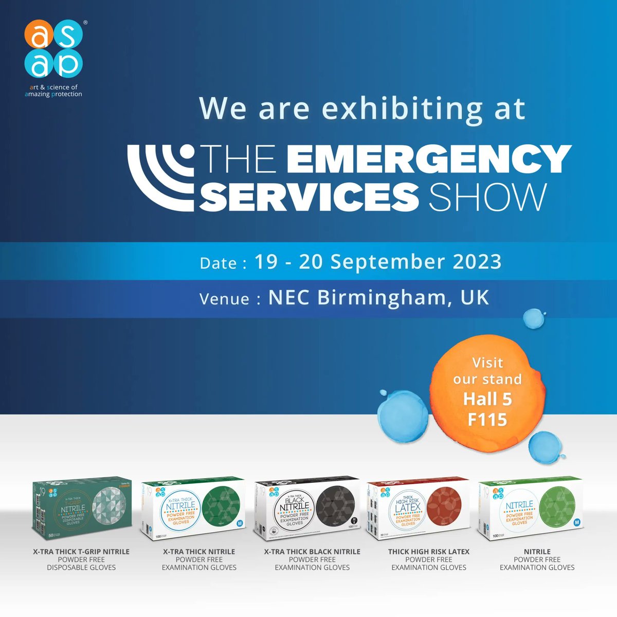 AsapInnovations's tweet photo. ⚠️ Calling All Emergency Service Personnel ⚠️ 
ASAP will be exhibiting at The Emergency Services Show in Birmingham from September 19-20. Join us at stand F115 in Hall 5 to discover our top-notch products and meet our dedicated team. See you there! 
.
.
.
#EmergencyServices https://t.co/1W2k2AOwCy