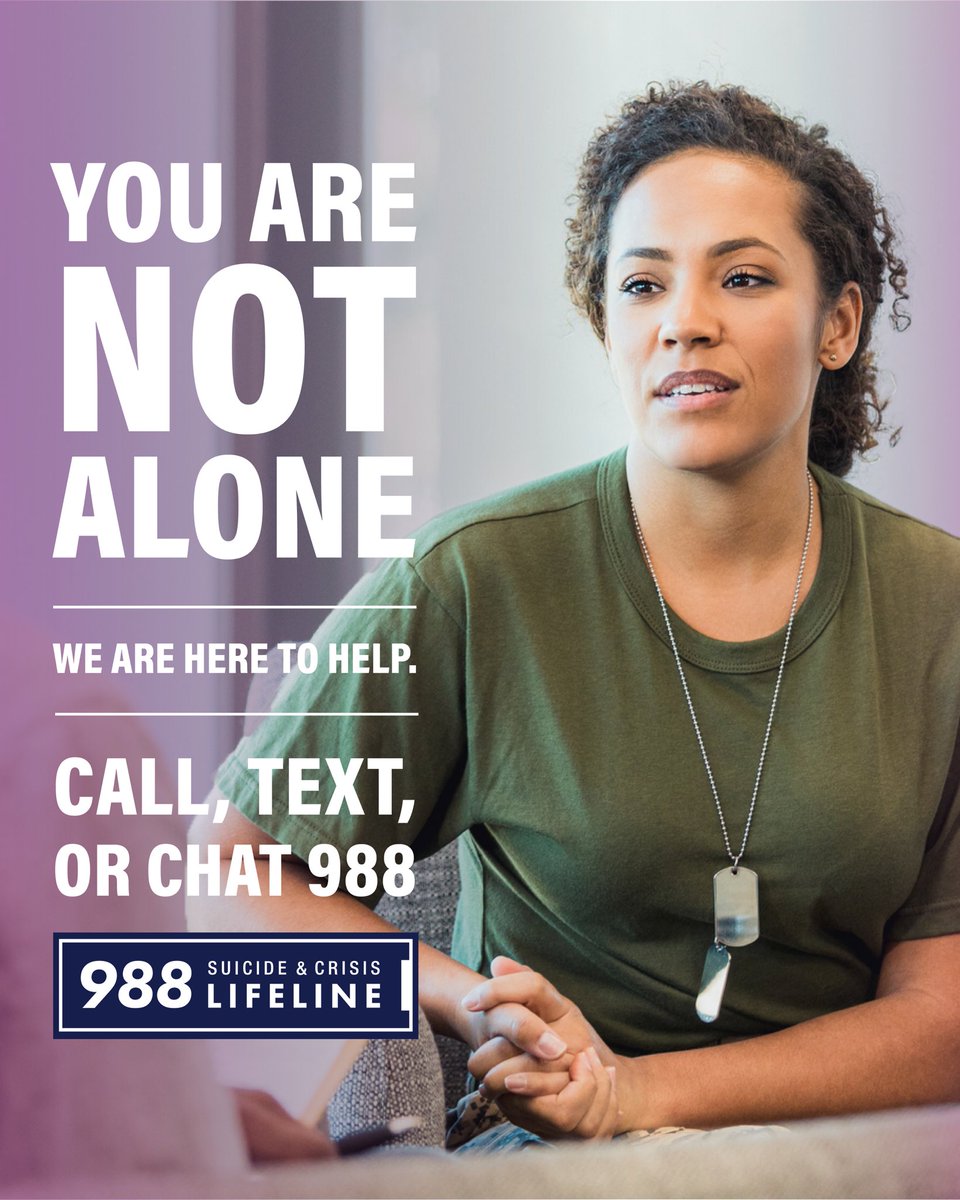 This Suicide Prevention Month, the #988Lifeline is here for you. No matter what you are going through, we are here to help. Connect with a trained crisis counselor who is ready to support you. #MentalHealth #SuicidePreventionAwarenessMonth