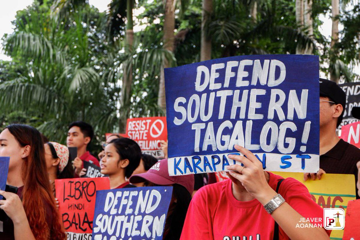 uplbperspective's tweet photo. Kulturang Ugnayan ng Kabataan Alay sa Bayan (KULAYAN) UPLB, GABRIELA Youth UPLB, UPLB Babaylan, NNARA YOUTH UPLB, LFS UPLB, SAKBAYAN UPLB, YAPJUST UPLB, Church Among the Palms, (2/3)
#FirstSemRage
#IgpawPasulongUPLB
#DefendTheDefenders https://t.co/5J83zegw2S