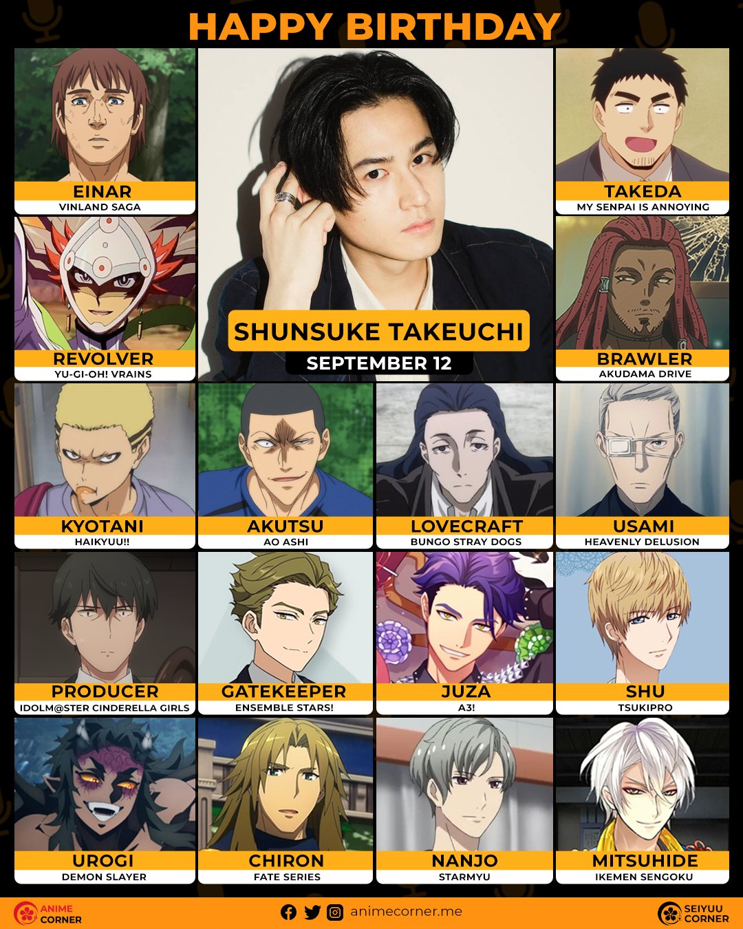 Seiyuu Corner - Shunsuke Takeuchi voices the outspoken Einar from