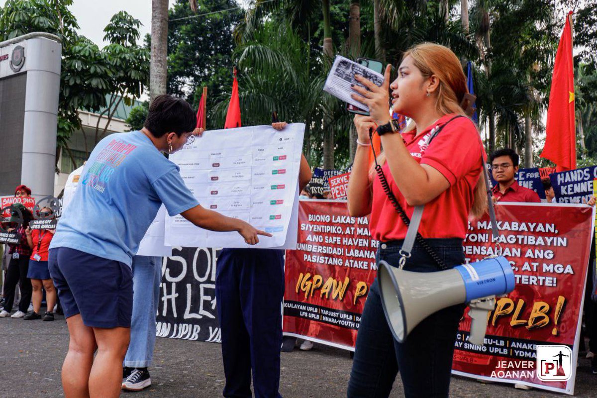 uplbperspective's tweet photo. Kulturang Ugnayan ng Kabataan Alay sa Bayan (KULAYAN) UPLB, GABRIELA Youth UPLB, UPLB Babaylan, NNARA YOUTH UPLB, LFS UPLB, SAKBAYAN UPLB, YAPJUST UPLB, Church Among the Palms, (2/3)
#FirstSemRage
#IgpawPasulongUPLB
#DefendTheDefenders https://t.co/5J83zegw2S