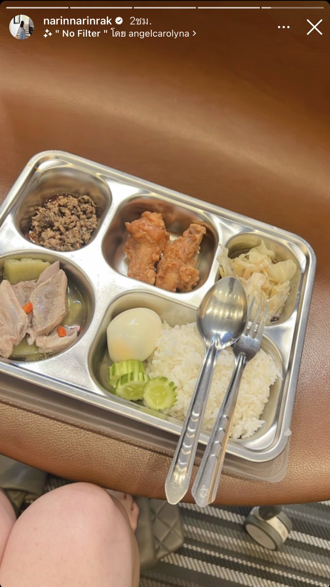 ImySaturday's tweet photo. มื้อเย็นเติมพลัง คนเตรียมอาหารให้ตะมุกโด๊ปให้สุดๆ เต็มทุกช่องแถมไข่เพิ่มหนึ่งฟอง 😄🥰#มุกดานรินทร์รักษ์ https://t.co/bDcwK5KkrL