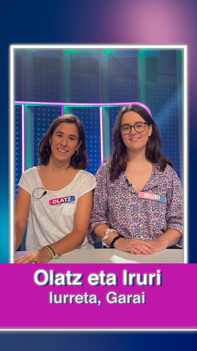 Gaurko lehiakide berriak (+ aurreko denboraldiko azken 2 bikoteak) 🥁