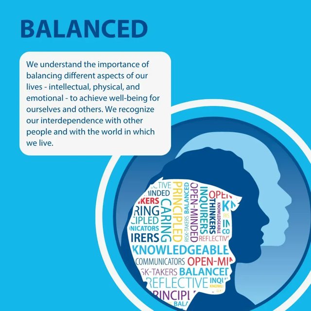 coachboruch's tweet image. @FHH_FalconFury @iborganization Learner Attribute of the Week: Balanced Let&apos;s celebrate our journey towards equilibrium - juggling academics, extracurriculars and self-care 💼📚🧘‍♀️ Embrace balance &amp;amp; be the best version of YOU! 🌟 #IBforall #BalanceMatters @IBinPBCSD @SLLpbc