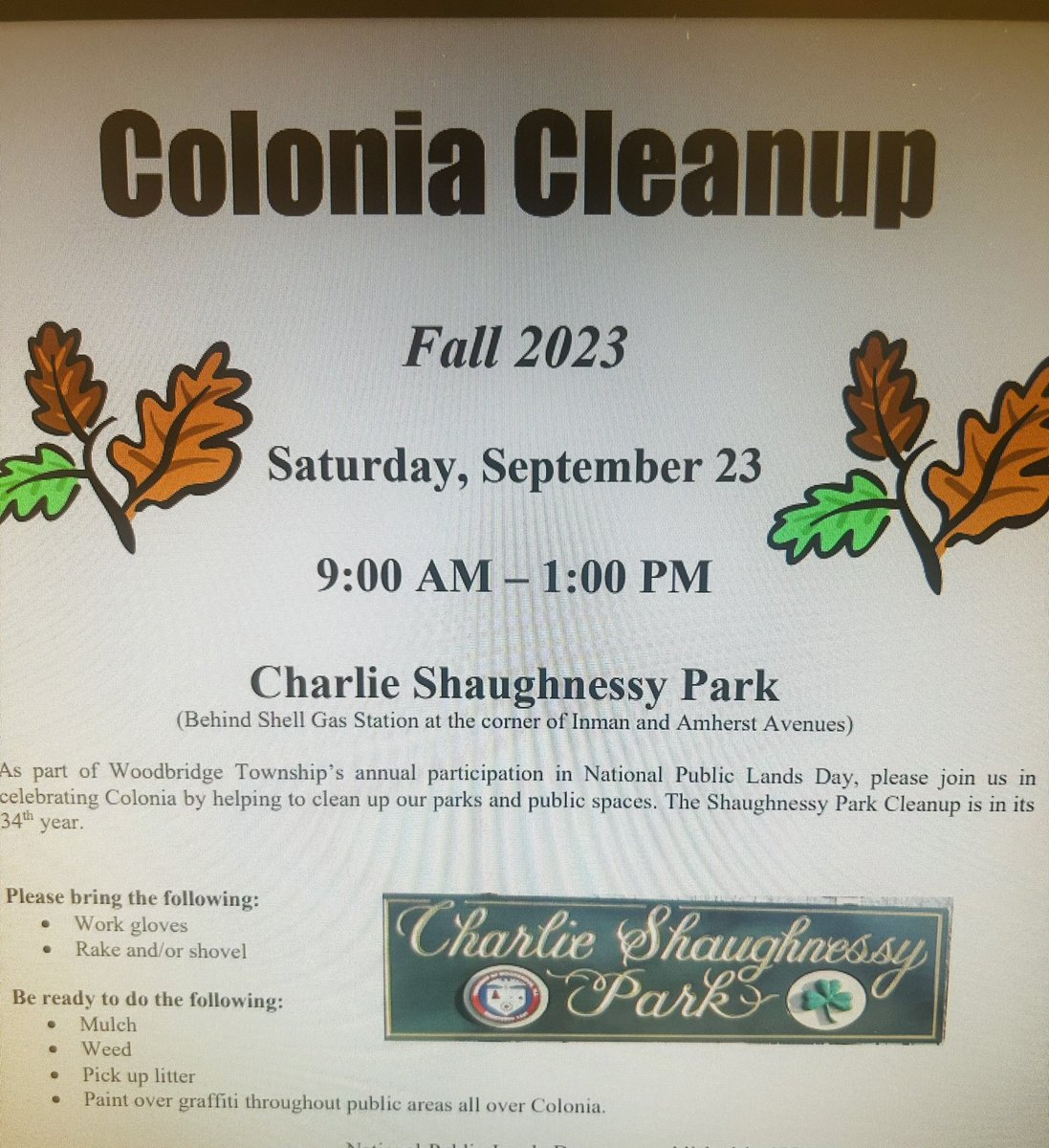 Hey Mustangs! Help the community and earn volunteer hours at the same time! Colonia Cleanup is 9/23. @EllenPaloti @MrsShortJFK @blauvelt_tracy