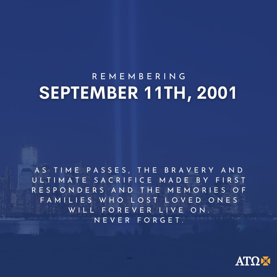 We will #NeverForget.