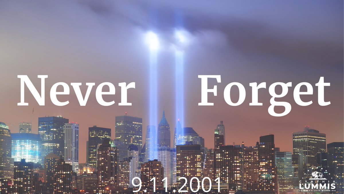 September 11th will forever be a solemn day for our country as we remember the 2,977 lives lost in cowardly terrorist attacks. We came face to face with pure evil that day, but America’s resolve never wavered and our people came together like never before. #Neverforget