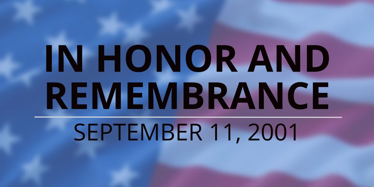 On 9/11, we unite in memory of victims, survivors, and their families. Let's honor them by supporting our first responders and envision a brighter future for all. #September11 #Remembernce