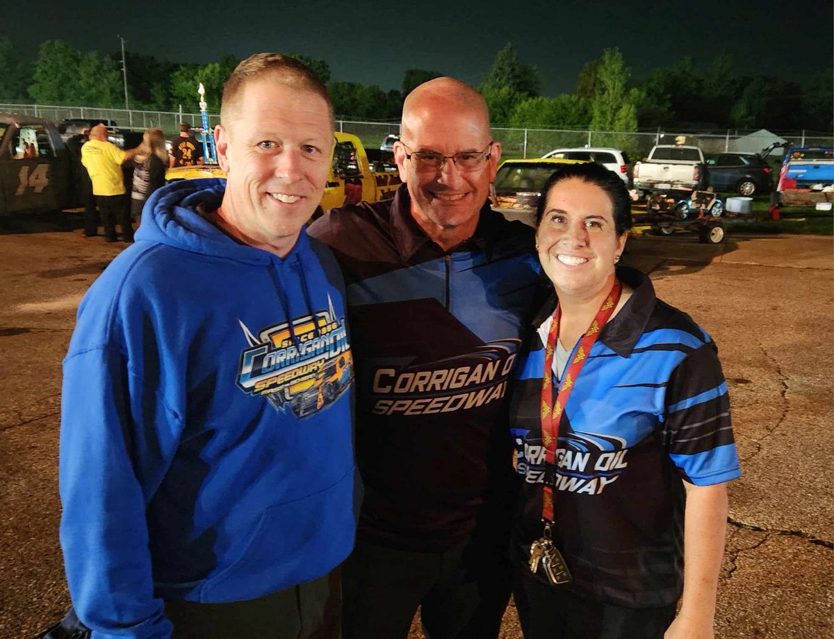 Thank You from all of us within Senior Management of COS (2021-2023)

Former Owner/Promoter, Jim Leasure has Purchased the Facility and will return to oversee all aspects of Operations effective 10/1/2023

More Info 👇
facebook.com/CorriganOilSpe…