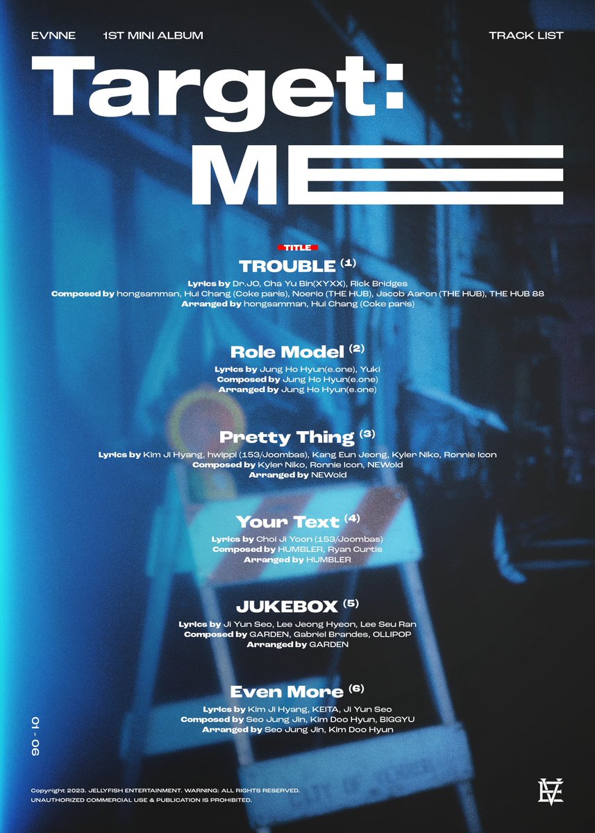Finally the tracklist for our debut was revealed, with six songs to be the beginning of EVNNE's journey. Starting with the title track for our debut, “TROUBLE” make we can't wait to welcome EVNNE's debut. So, are you ready, ENNVE?
