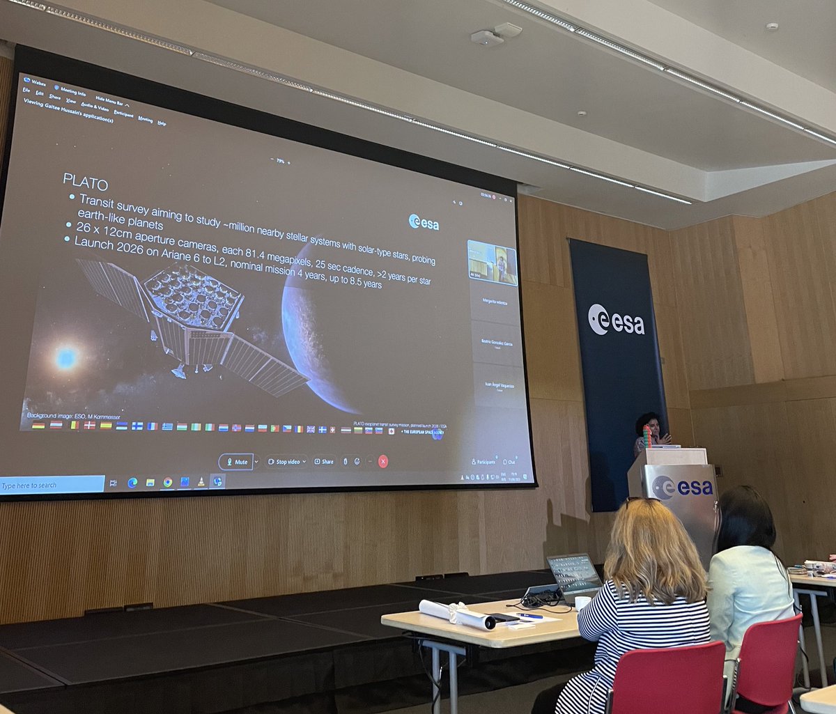 📡 Thank you Gaitee Hussain, Head of Science at the <a href="/esa/">European Space Agency</a> for explaining us the ESA scientific missions

#ESA_GTTP2023

<a href="/esa_cesar_es/">CESAR Educación Astronómica</a>  <a href="/esa_es/">ESA España</a>   <a href="/galileoteachers/">Galileo Teachers</a> <a href="/intaespana/">INTA</a> @isdefe_  <a href="/nuclio_pt/">NUCLIO</a> <a href="/IAC_Astrofisica/">IAC Astrofísica</a> <a href="/faulkestel/">Faulkes Telescope</a> <a href="/SchoolsObs/">The Schools' Observatory</a> #PETeR <a href="/clicpolit/">CliC-PoLiT</a>  <a href="/esia_eu/">ESIA - European School Innovation Academy</a>
