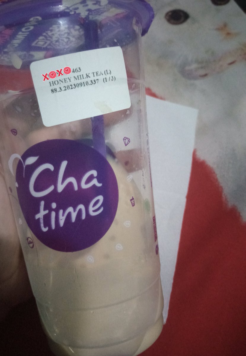 honey milk tea nya chatime knp enak bgt ya
