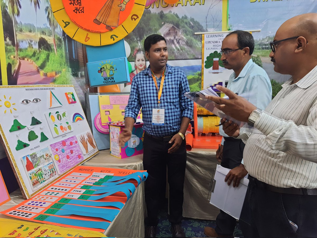 deo_dhalai's tweet photo. During judgment period of TLM exhibition under NIPUN TRIPURA MISSION. https://t.co/MtpGKn0Uja
