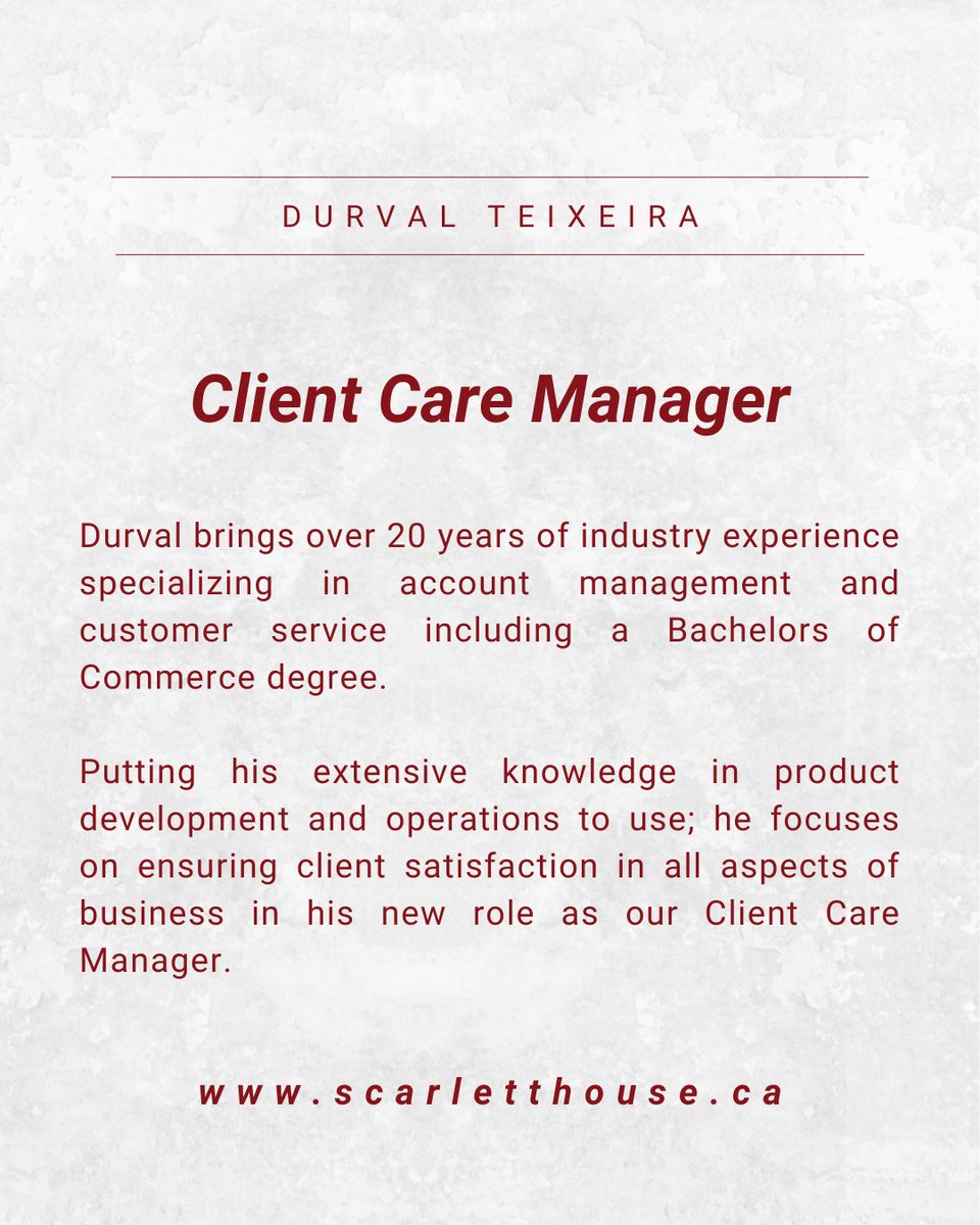 👋 Meet Durval!

With over 20 years of experience in product development and operations, Durval ensures client satisfaction in all aspects.

#FoodManufacturing #MississaugaON #ScarlettHouse #FoodFactory
