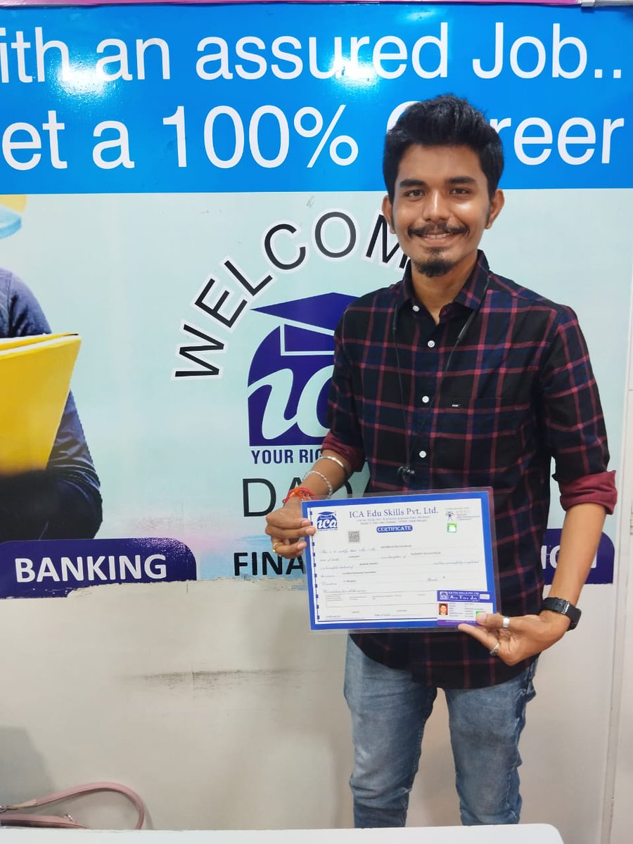 dadar_ica's tweet photo. Alumni meet conducted at ICA Dadar . Student Felicitated with Certification # 2023 https://t.co/A5jm9BCazT