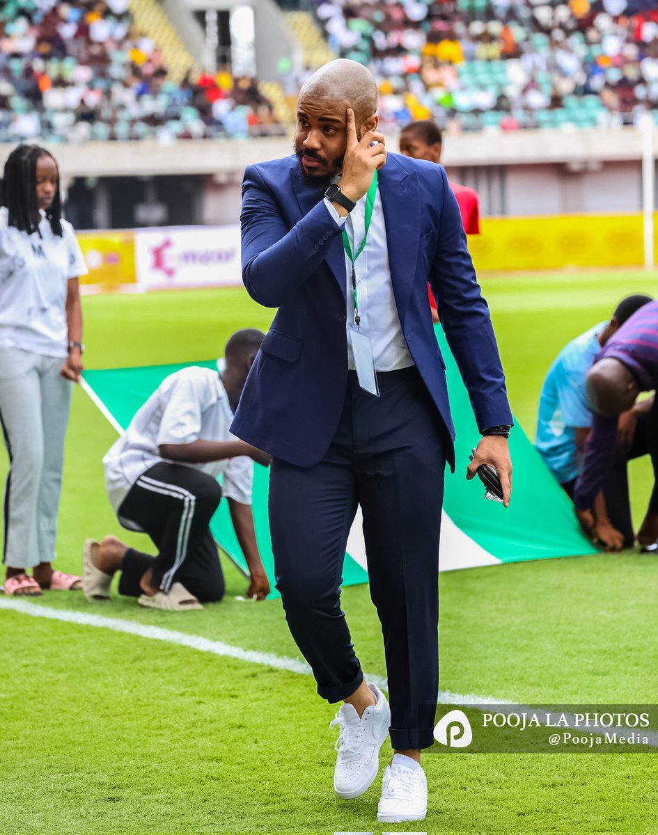 PoojaMedia's tweet image. Ozo, @ozo_chukwu was also in Uyo for some CAF duties 🔥