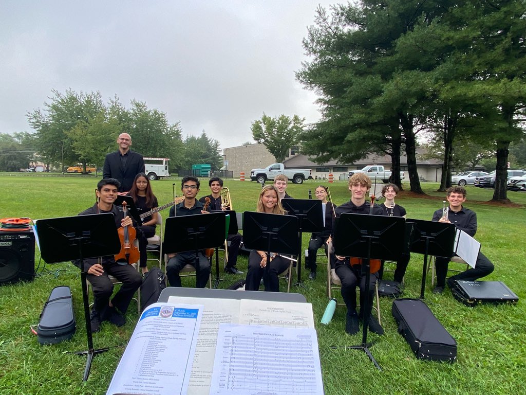 We are honored to have our MRHS band members participate in the 9/11 Memorial Program in Marlboro Township #theregional