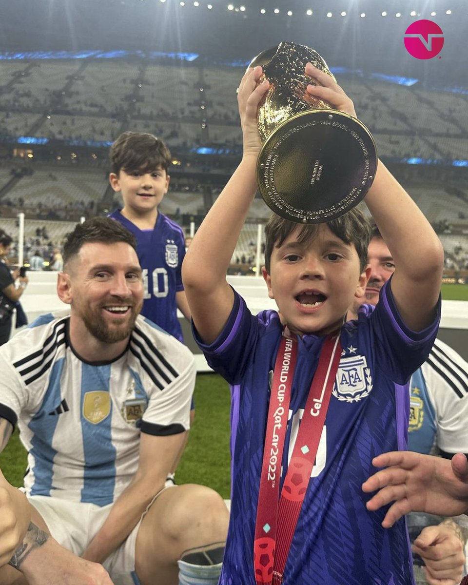 TNTSportsAR's tweet photo. Hoy cumple años el número 1, hoy cumple años Mateo Messi 🏆🇦🇷 https://t.co/V4RhFiNOST