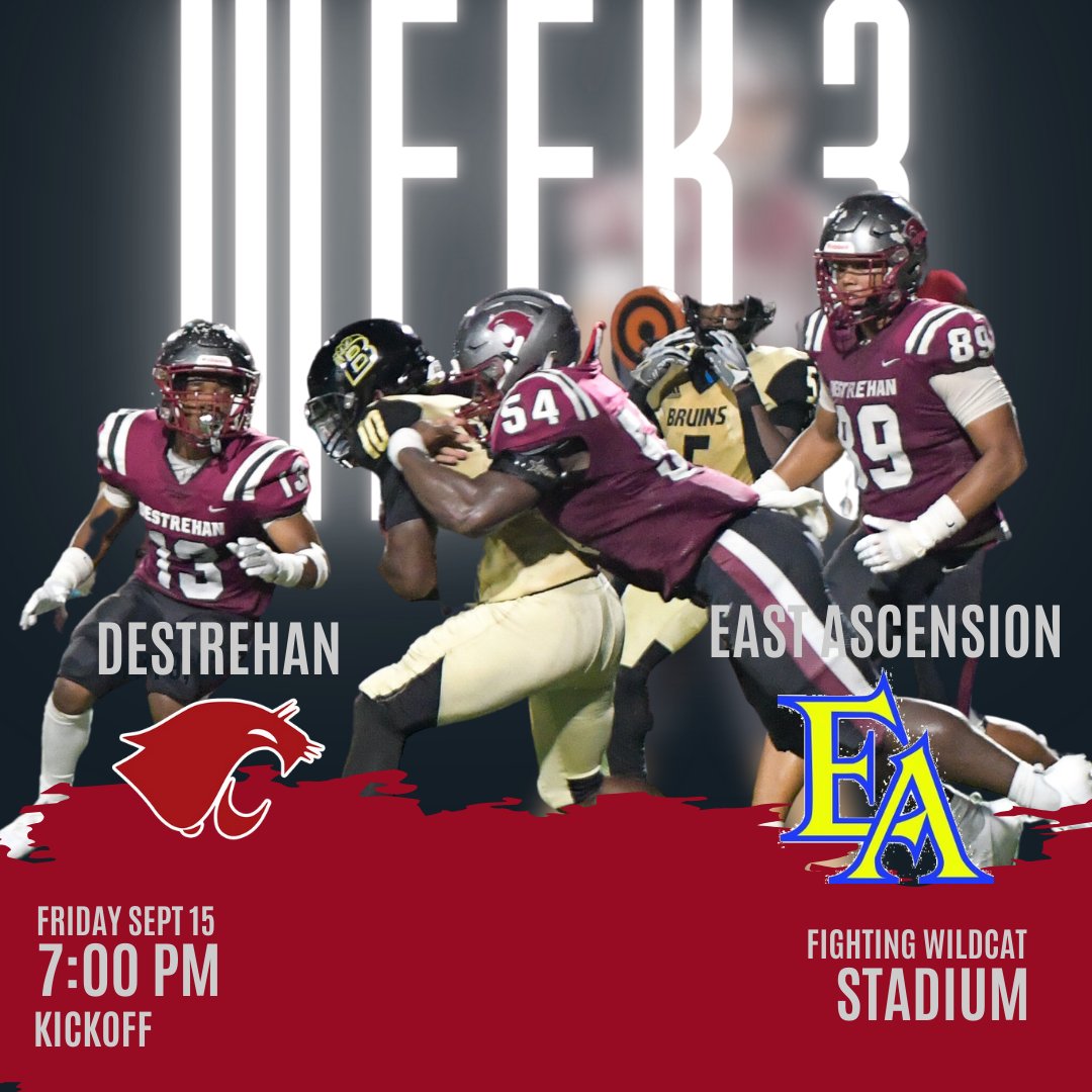 Tickets are on sale Online using the link below. Come out and support the Fighting Wildcats this Friday Night.  
gofan.co/event/1080974?…