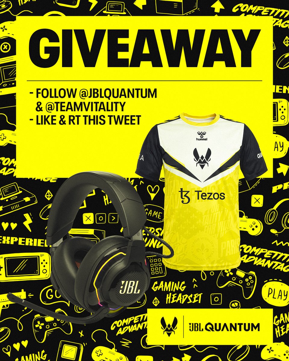We hope you had fun at our booth this weekend at the LEC Finals! 

To celebrate our booth with JBL we are giving away a JBL Quantum headset and our 10 years anniversary jersey 🐝

- Follow <a href="/JBLQuantum/">JBL Quantum</a> &amp; <a href="/TeamVitality/">Team Vitality 🐝</a> 
- Like &amp; RT this tweet 

Good luuuuuck 🥰