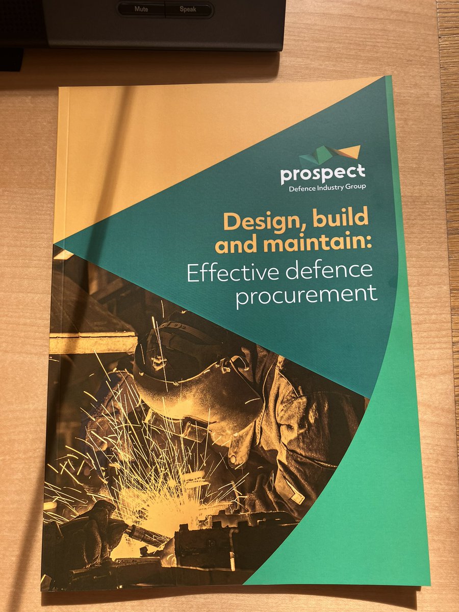 Big thanks to <a href="/PaulJSweeney/">Paul Sweeney</a> for hosting <a href="/ProspectUnion/">Prospect Union</a> at Holyrood today to present our report “Design, Build and Maintain: Effective defence procurement”