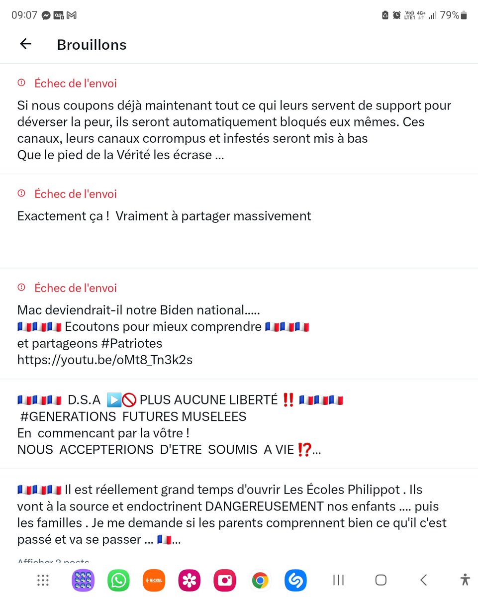 NadegeBugnon444's tweet photo. https://t.co/5ZZjU9jqJj

Afin de remettre les posts dans l'ordre https://t.co/7fi4ZntAmV