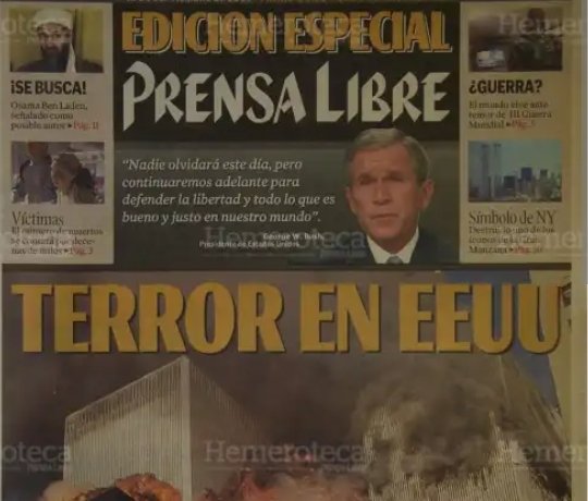 claritadeleon's tweet photo. Hace 22 años, empece mi carrera en periodismo, recién graduada, en la redacción de Prensa Libre, tenía 3 meses de estar ahí, cuando sucedió el atentado a las #TorresGemelas y ese día hicimos una gran cobertura de un trágico suceso. #911Anniversary #TwinTowers #11de https://t.co/J61OTX0A6o