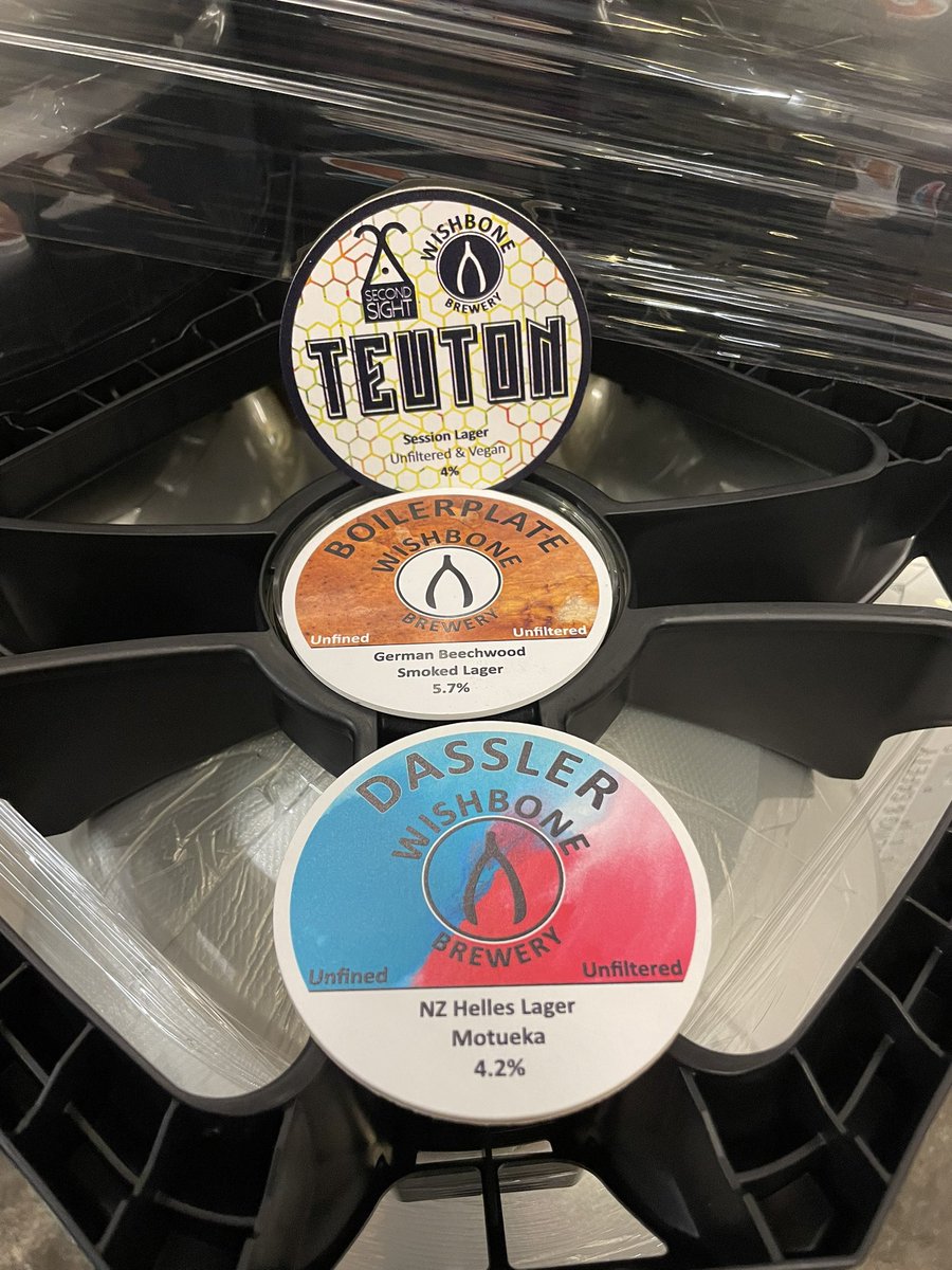 WishboneBrewery's tweet photo. Have you checked @EeBriaTrade for your #oktoberfest beers? If you want to support UK breweries rather than imported beers we have a Helles style, Kolsch style and a Smoked Lager in 30L #Keykegs all #Unfined, #unfiltered and #Vegan https://t.co/aQn9PPFWts