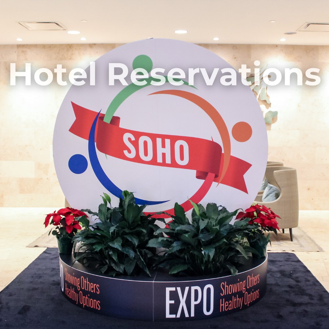 We are just over 2 months away from SOHO Expo. If you haven't booked your hotel rooms yet, now is the time! By using this link below, you will receive a discounted room rate for being a part of SOHO Expo. Please let us know if you have any questions.  
🔗 book.passkey.com/gt/219014753?g…