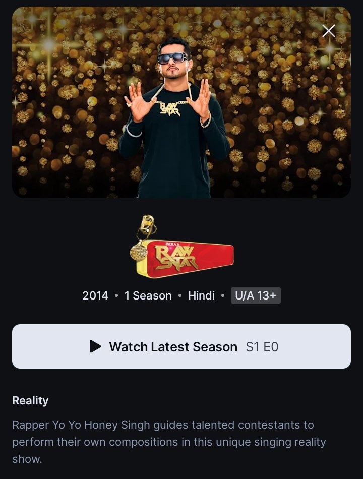 theyoyokingdom's tweet photo. Hotstar download kar hi liya tha to socha, ek baar #RawStar re-watch kar lete hain 💎
#YoYoHoneySingh https://t.co/kbgLxvJPjs