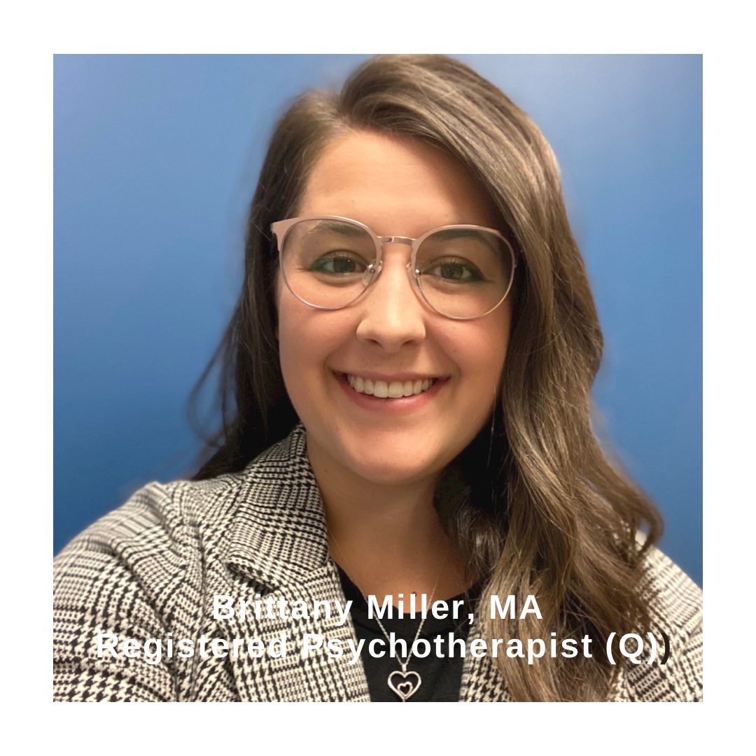SentaOttawa's tweet photo. Meet Brittany Miller, MA, Registered Psychotherapist (Qualifying) 

Brittany works from a client-centered lens and believes that a safe and supportive space is essential in therapy. The therapeutic relationship is fostered so you can work as a team to clarify &amp; achieve your goal. https://t.co/CkprFOe05n