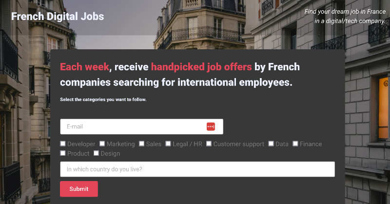 neoseed_io's tweet photo. Each week, receive handpicked job offers by French companies searching for international employees.

Companies where :

- French is not required,

- You can apply online from your country.

Jobs in dev, marketing, sales, HR/legal, support, data, finance, product, design