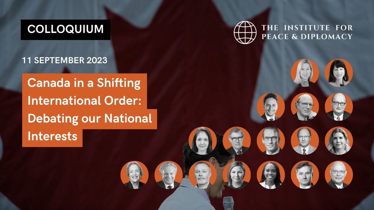 🔔Our virtual colloquium "Canada in a Shifting International Order: Debating our National Interests" has started.

Follow along with us today as we provide highlights from our keynote speakers and panel discussions.
