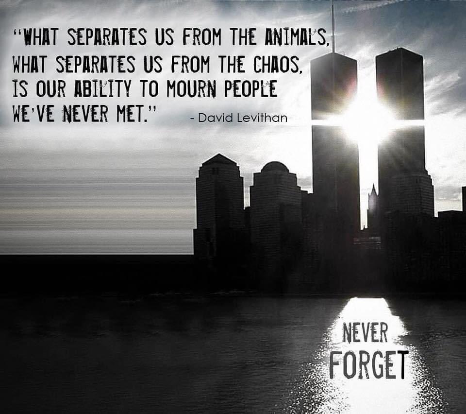 JacksonJe4's tweet photo. 22 years ago, 2,983 people lost their lives &amp; all of us were affected in one way or another. Take a moment today to commemorate the people that died, the first responders that sacrificed their life, and the loved ones they all left behind that tragic day. 

WE WILL NEVER FORGET!! https://t.co/yvsUwVqExy