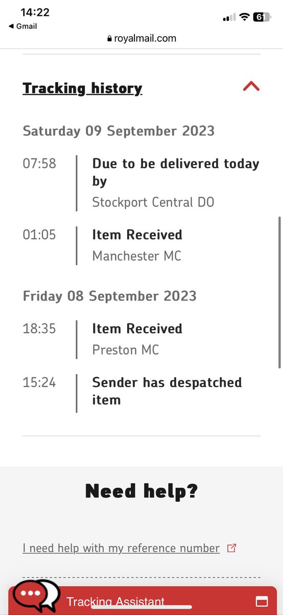 NorthernSuv's tweet photo. @RoyalMailHelp cheers for two days of no medication 👍🏼 no strikes , no severe weather no excuses !!!! https://t.co/NBmfuAZ9C4