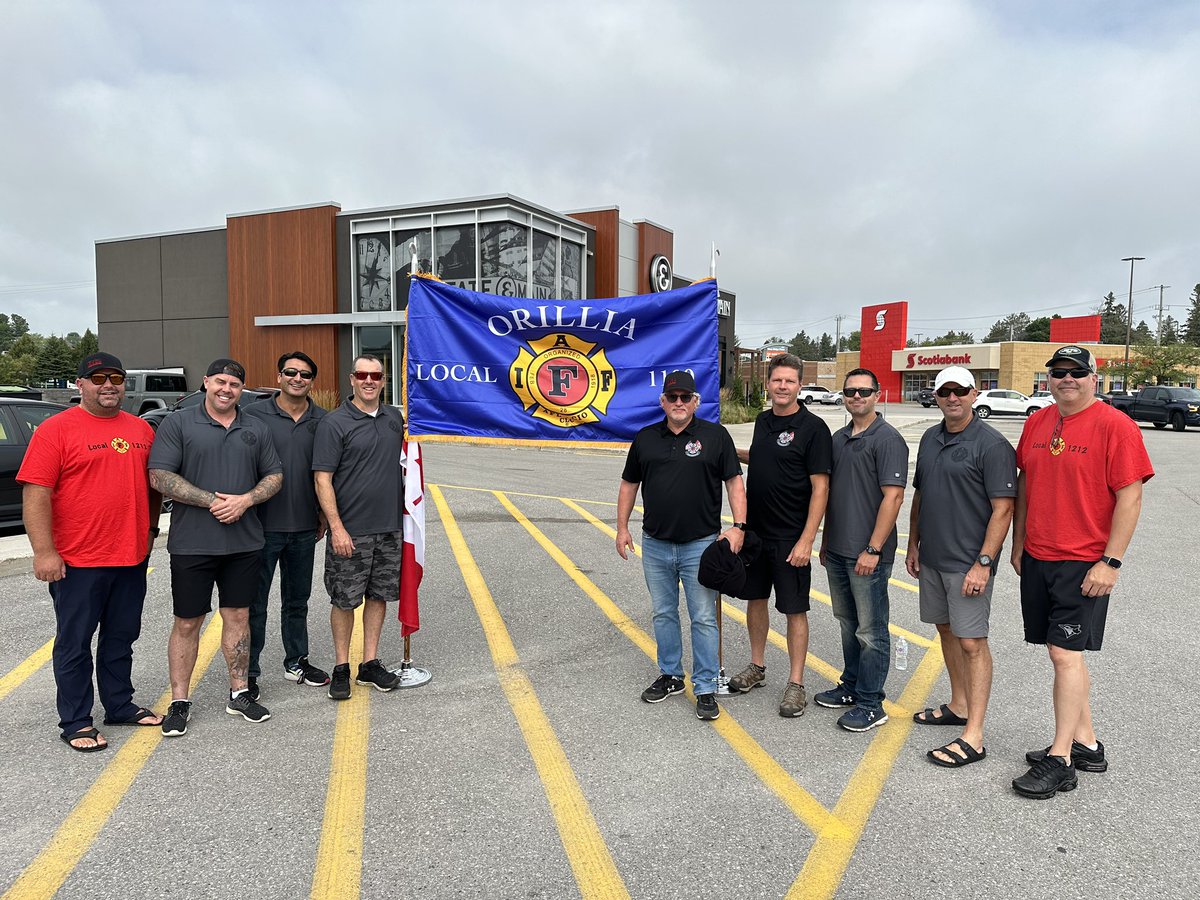 Local 1212 supporting our Brothers &amp; Sisters in Orillia.